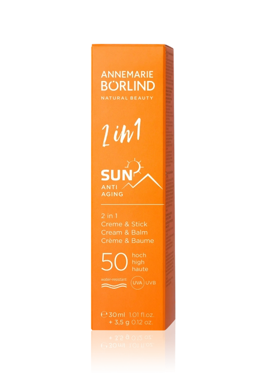 SUN ANTI-AGING 2 in 1 sun cream & stick SPF 50
