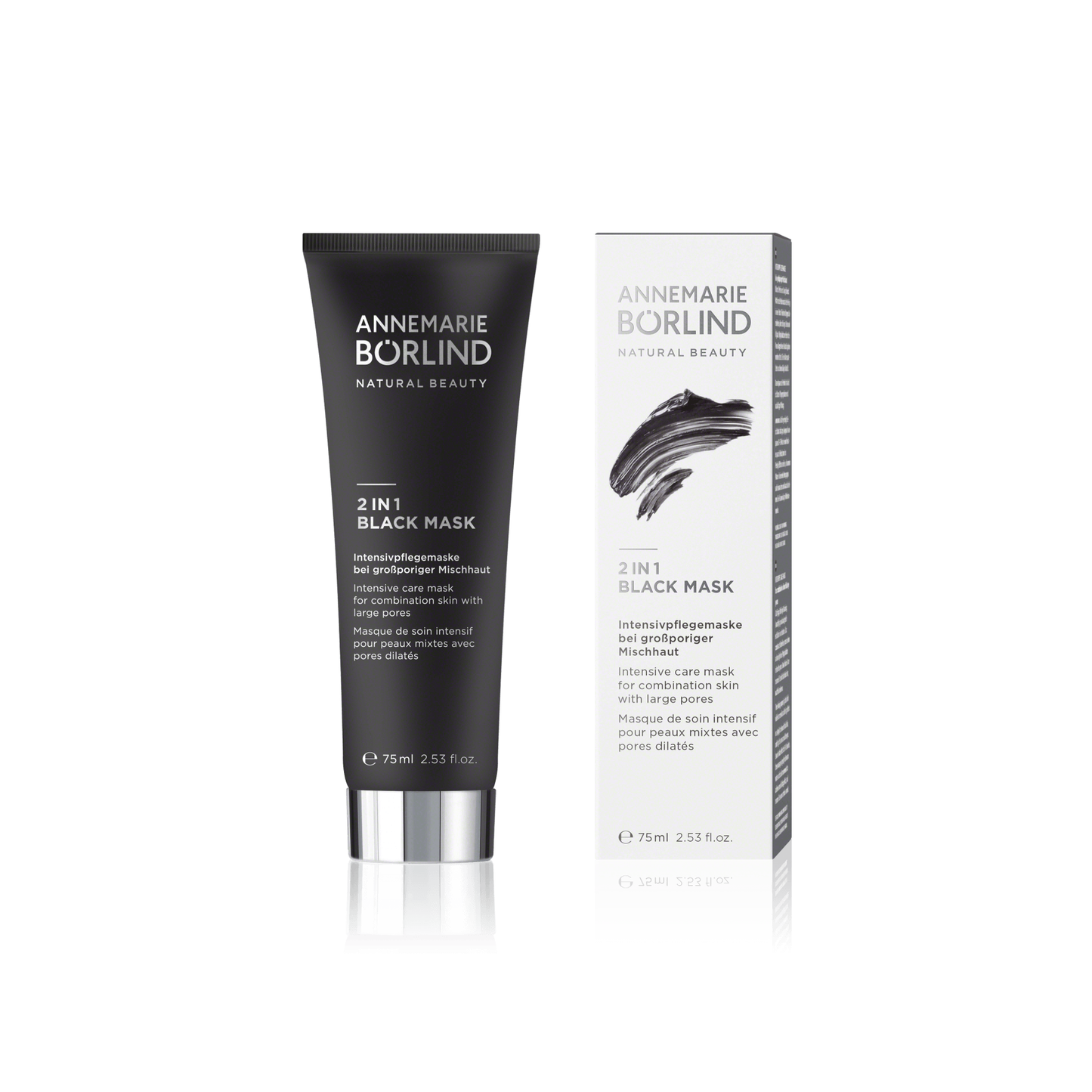 2 in 1-BLACK MASK-Μάσκα εντατικής φροντίδας για μικτό η λιπαρό δέρμα με διεσταλμένους πόρους