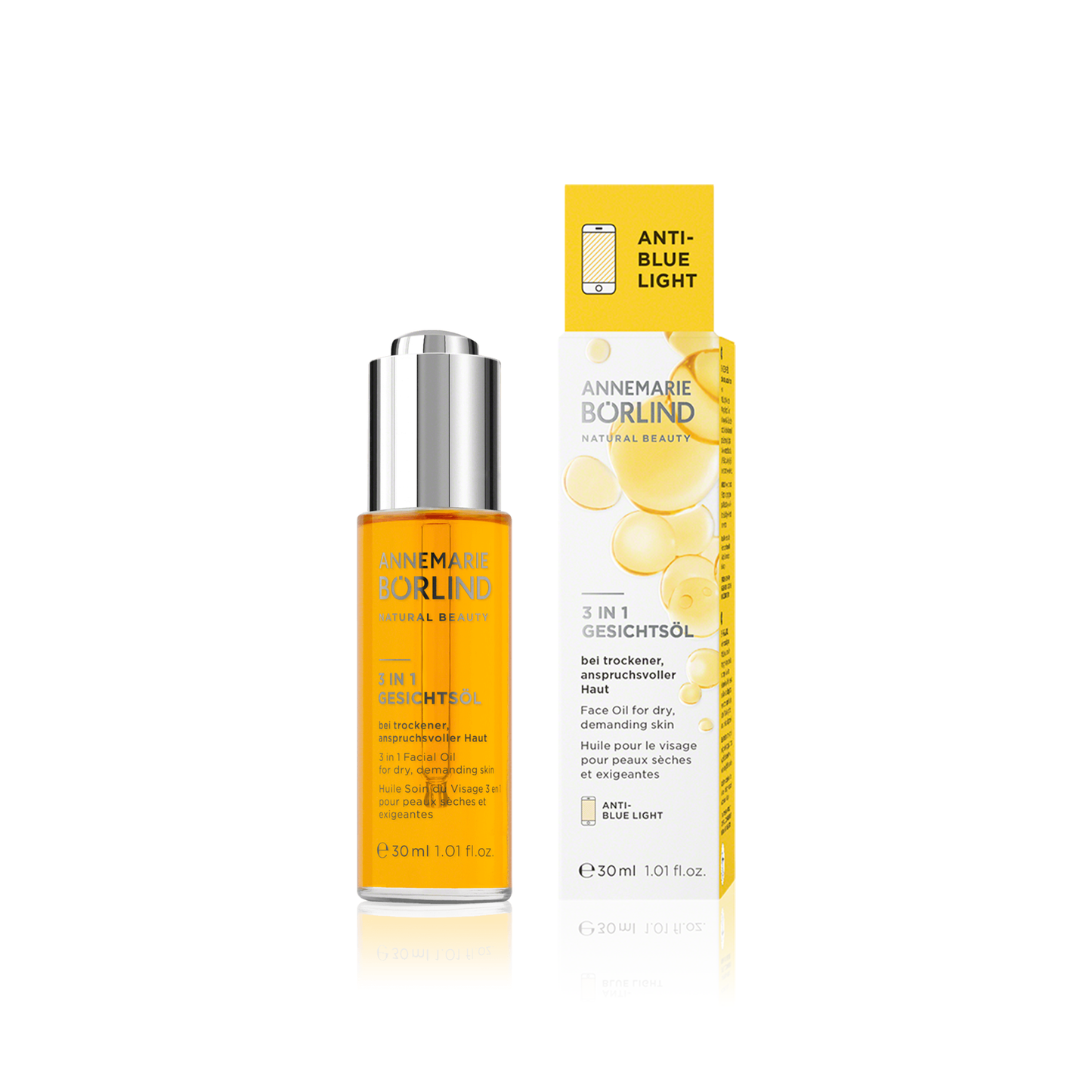 3 in 1 Facial Oil Προστατευτικό, ενυδατικό, αντιγηραντικό λάδι