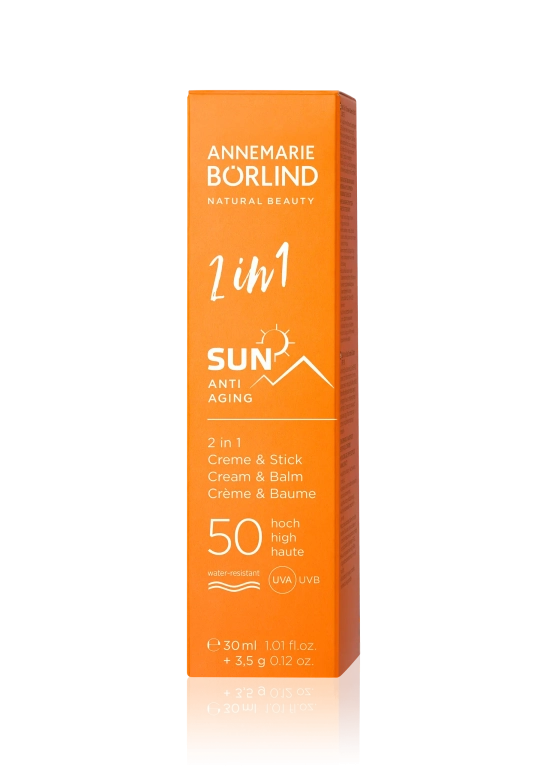 SUN ANTI-AGING 2 in 1 sun cream & stick SPF 50